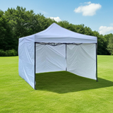 Toldo 3x3 Blanco con 3 Paredes Lisas Marca MrToldo