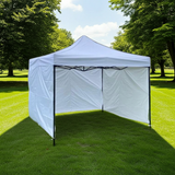 Toldo 3x3 Blanco con 3 Paredes Lisas Marca MrToldo