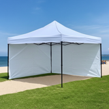 Toldo 3x3 Blanco con 3 Paredes Lisas Marca MrToldo