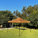 Toldo 3x3 Reforzado Sencillo Impermeable Café Marca MrToldo