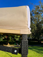 Toldo 3x3 Reforzado Sencillo Impermeable Beige Marca MrToldo