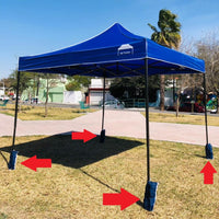 Contrapesos Para Toldo, Paquete De 4 Pzas. Toldo No Incluido