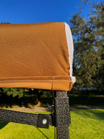 Toldo 3x3 Reforzado Sencillo Impermeable Café Marca MrToldo