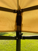 Toldo 3x3 Reforzado Sencillo Impermeable Beige Marca MrToldo