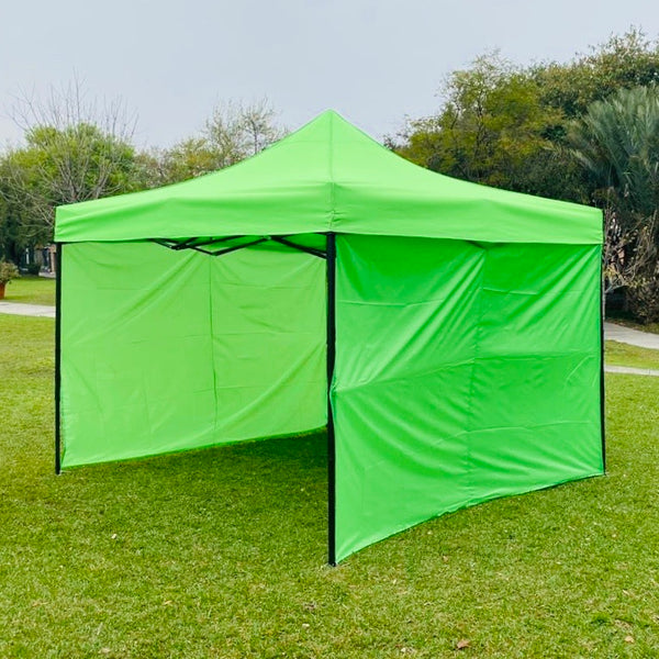 Toldo 3x3 Verde con 3 paredes lisas Marca MrToldo