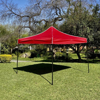 Toldo 3x3 m Rojo Sencillo Marca MrToldo